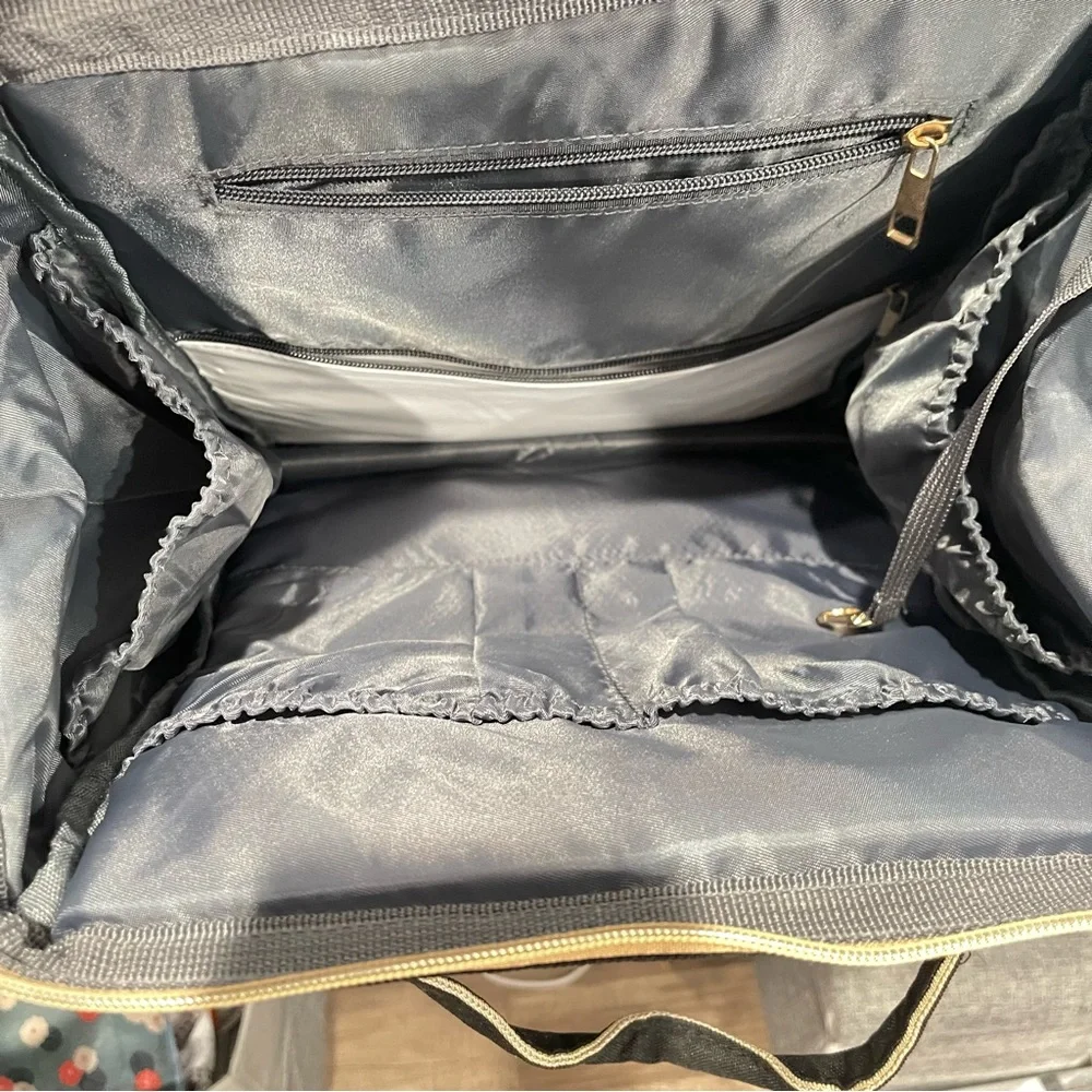 Black and Tan Diaper Bag